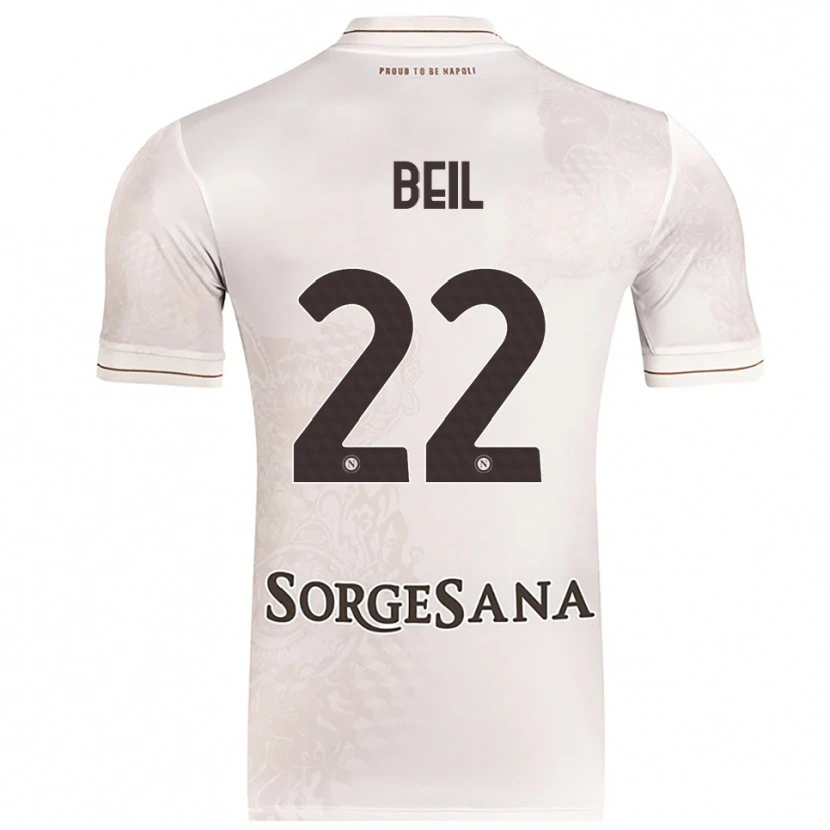 Danxen Kinderen Vivien Beil #22 Champagne Bruin Uitshirt Uittenue 2025/26 T-Shirt