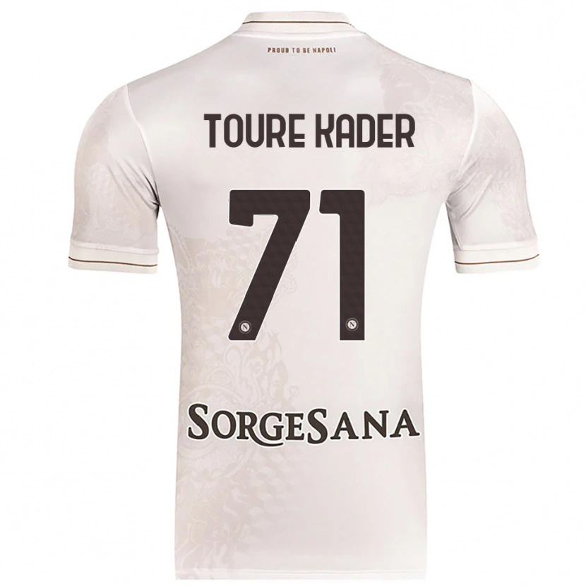Danxen Kinderen Aziz Toure Kader #71 Champagne Bruin Uitshirt Uittenue 2025/26 T-Shirt