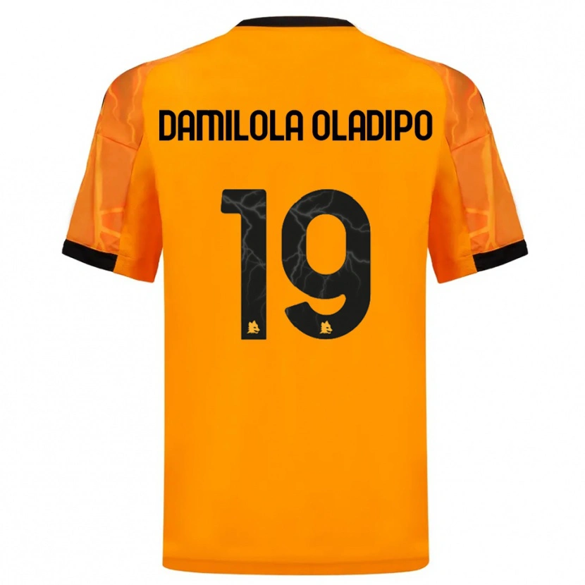 Danxen Kinderen Shukurat Damilola Oladipo #19 Oranje Zwart Uitshirt Uittenue 2025/26 T-Shirt
