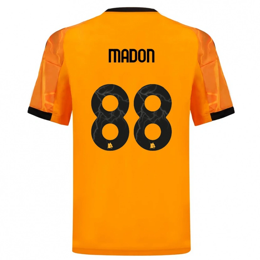 Danxen Kinderen Maja Madon #88 Oranje Zwart Uitshirt Uittenue 2025/26 T-Shirt