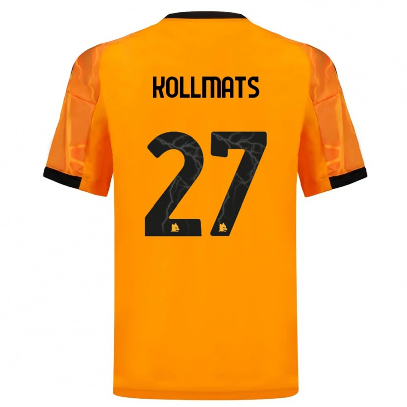 Danxen Kinderen Beata Kollmats #27 Oranje Zwart Uitshirt Uittenue 2025/26 T-Shirt