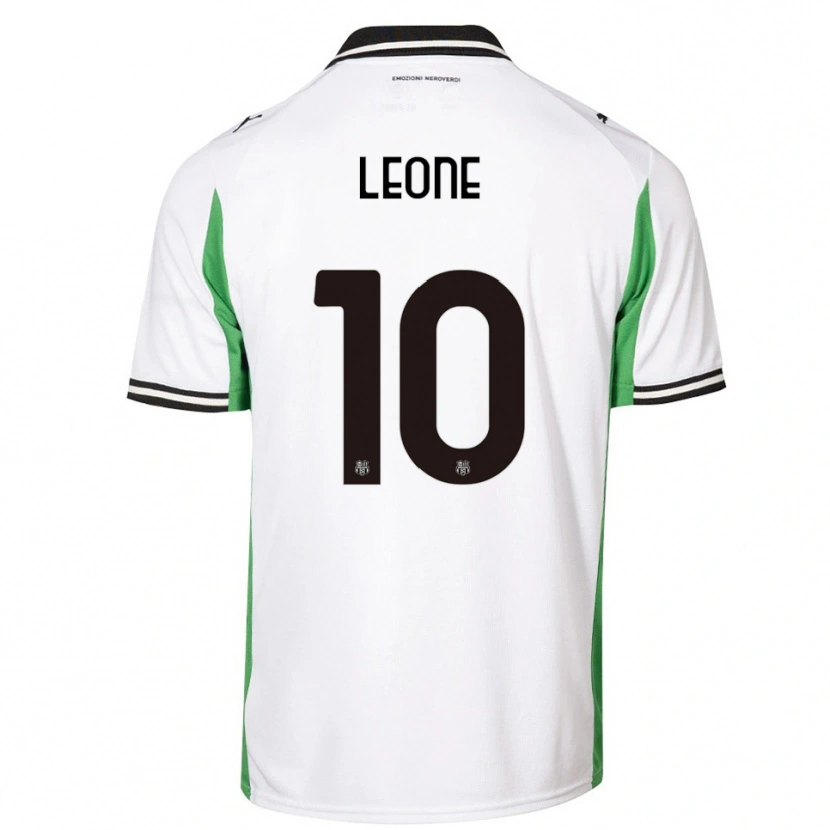 Danxen Kinderen Kevin Leone #10 Wit Groen Zwart Uitshirt Uittenue 2025/26 T-Shirt