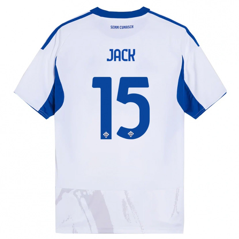 Danxen Kinderen Fellipe Jack #15 Wit Blauw Uitshirt Uittenue 2025/26 T-Shirt