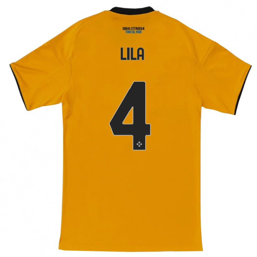 Danxen Kinderen Fabjan Lila #4 Oranje Blauw Uitshirt Uittenue 2025/26 T-Shirt