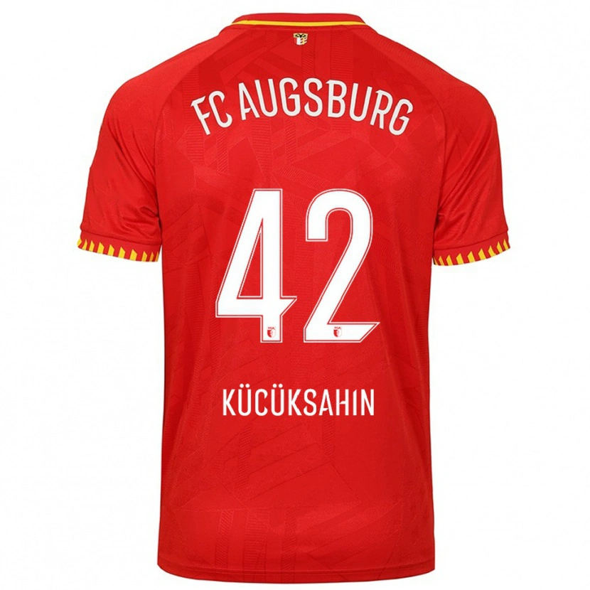 Danxen Kinderen Mahmut Kücüksahin #42 Rood Geel Uitshirt Uittenue 2025/26 T-Shirt