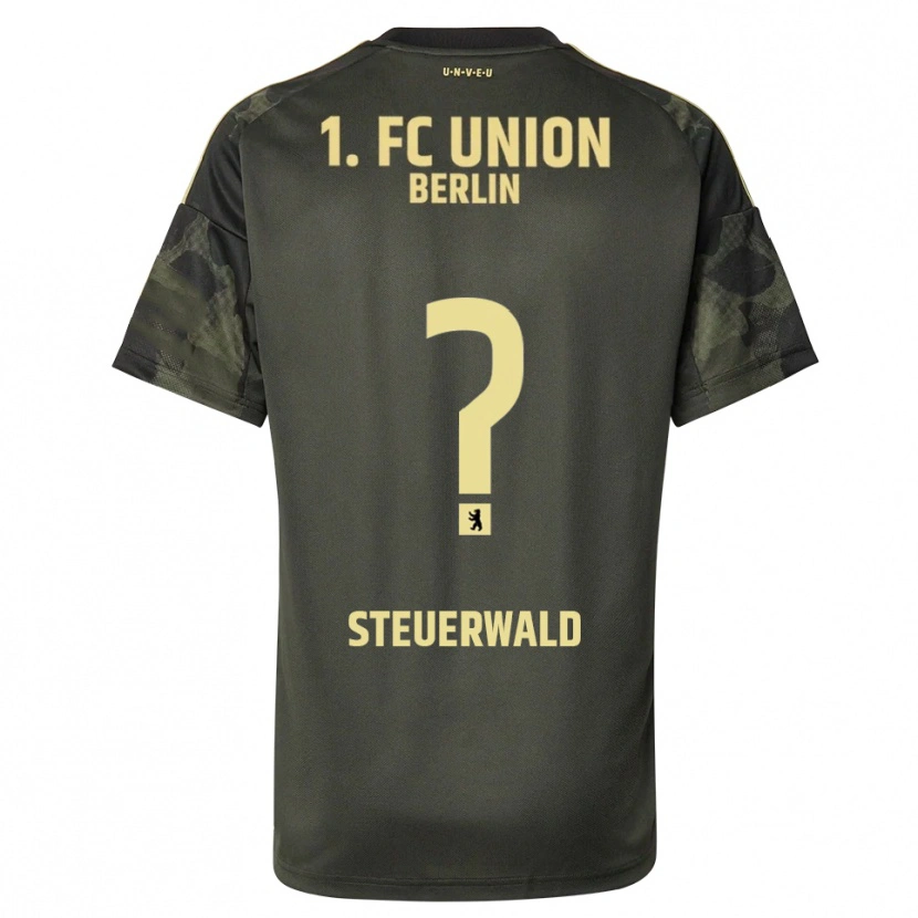 Danxen Kinderen Samantha Steuerwald #0 Donkergroen Zwart Uitshirt Uittenue 2025/26 T-Shirt