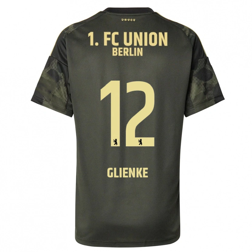 Danxen Kinderen Niklas Glienke #12 Donkergroen Zwart Uitshirt Uittenue 2025/26 T-Shirt