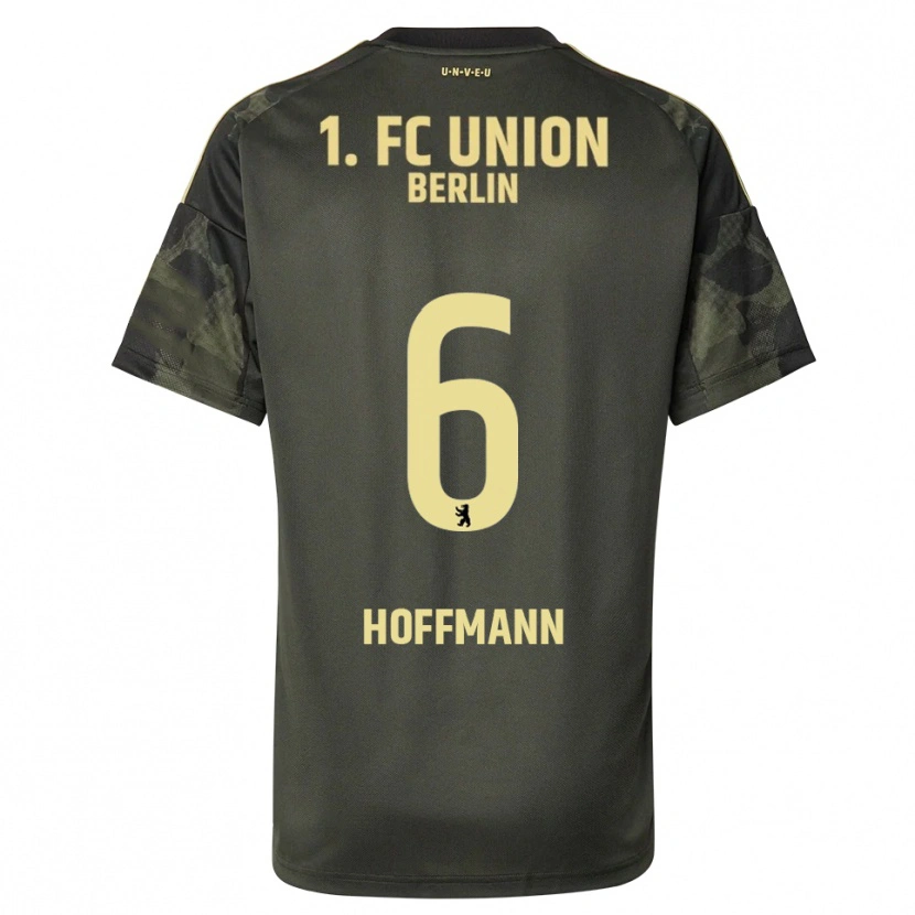 Danxen Kinderen Finn Hoffmann #6 Donkergroen Zwart Uitshirt Uittenue 2025/26 T-Shirt
