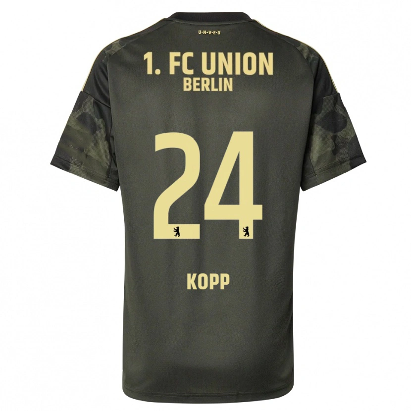 Danxen Kinderen Marvin Kopp #24 Donkergroen Zwart Uitshirt Uittenue 2025/26 T-Shirt