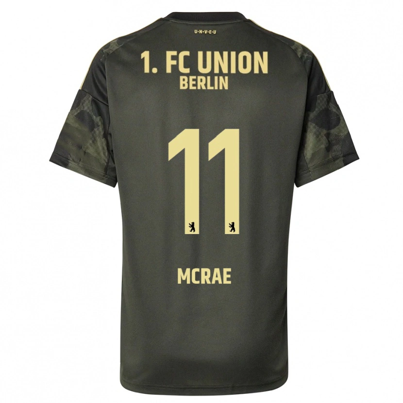 Danxen Kinderen Dylan Mcrae #11 Donkergroen Zwart Uitshirt Uittenue 2025/26 T-Shirt