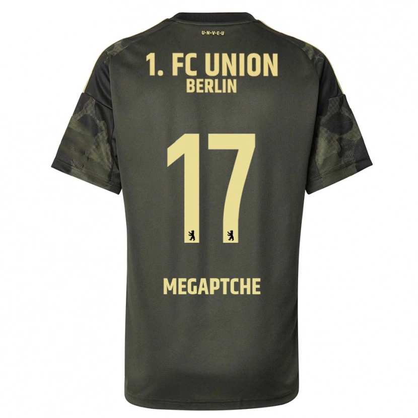 Danxen Kinderen Yann Megaptche #17 Donkergroen Zwart Uitshirt Uittenue 2025/26 T-Shirt