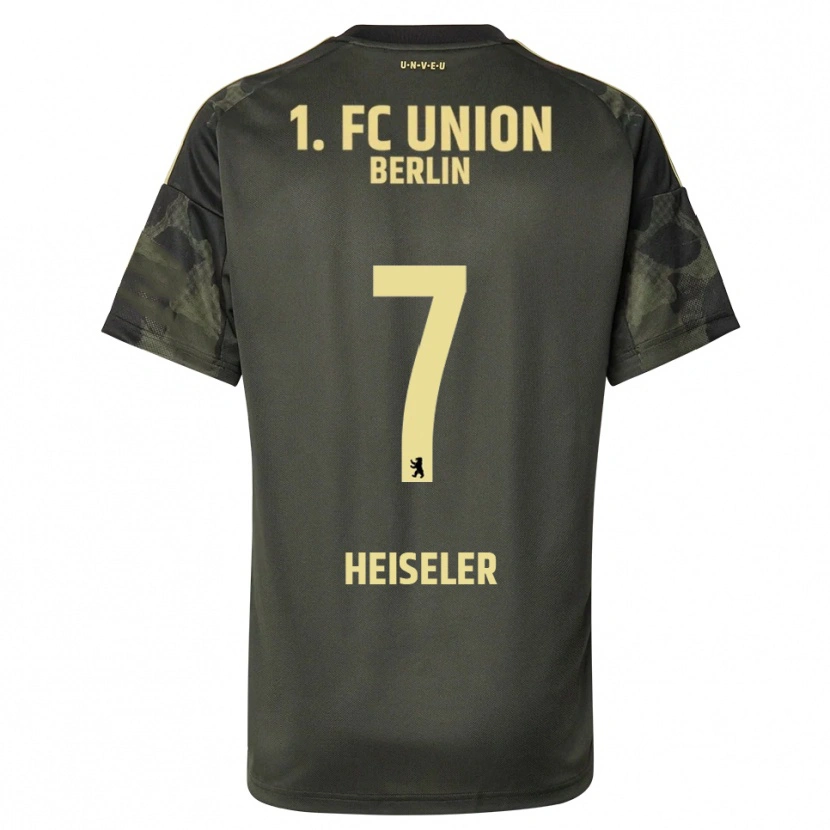 Danxen Kinderen Lisa Heiseler #7 Donkergroen Zwart Uitshirt Uittenue 2025/26 T-Shirt