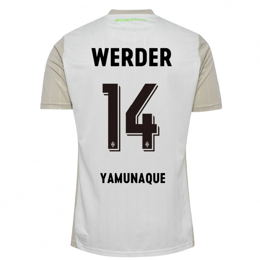 Danxen Kinderen Rafael Pascual Ramirez Yamunaque #14 Wit Zwart Uitshirt Uittenue 2025/26 T-Shirt