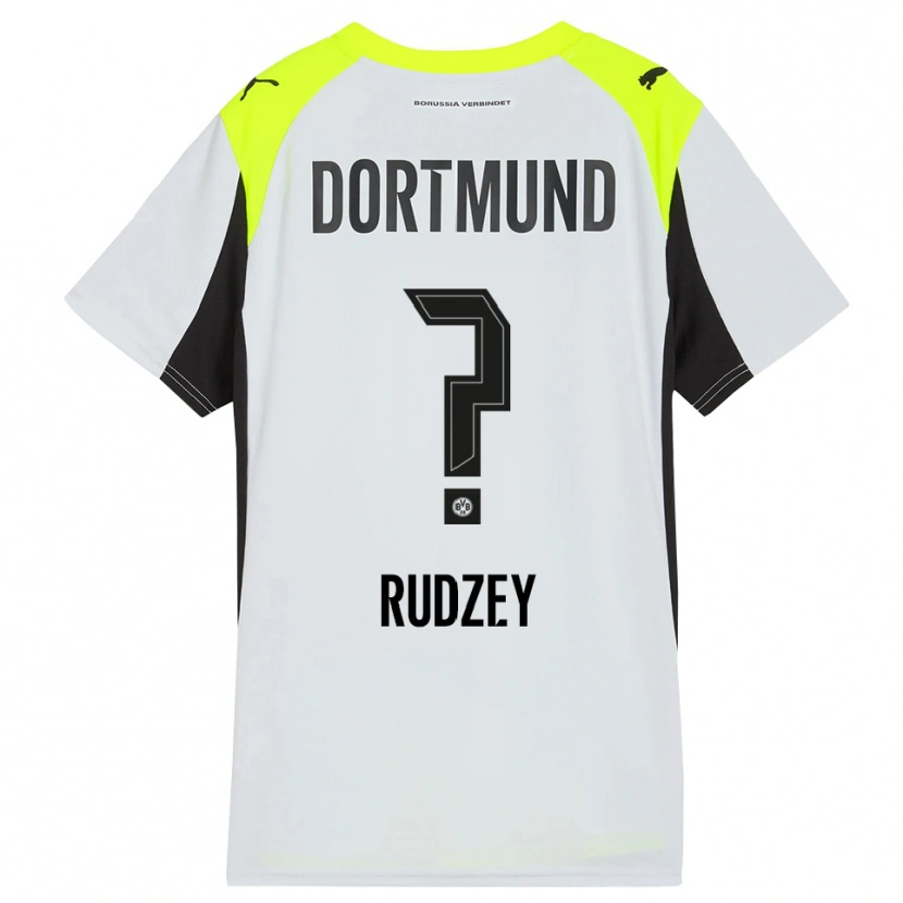 Danxen Kinderen Nazariy Rudzey #0 Fluorescerend Geel Uitshirt Uittenue 2025/26 T-Shirt