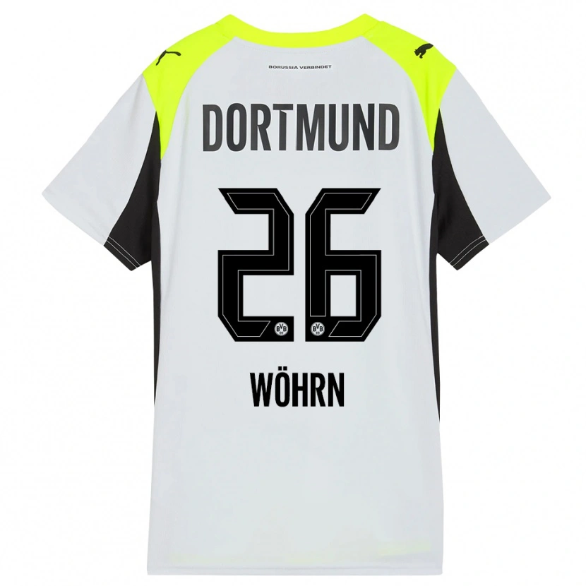 Danxen Kinderen Yasu Wöhrn #26 Fluorescerend Geel Uitshirt Uittenue 2025/26 T-Shirt
