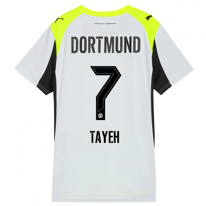 Danxen Kinderen Marah Tayeh #7 Fluorescerend Geel Uitshirt Uittenue 2025/26 T-Shirt