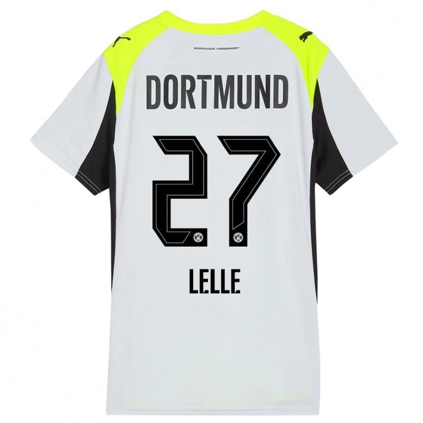 Danxen Kinderen David Lelle #27 Fluorescerend Geel Uitshirt Uittenue 2025/26 T-Shirt