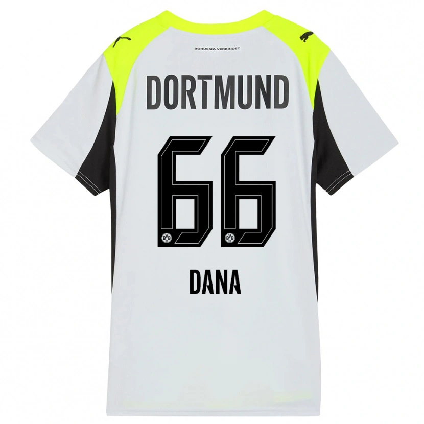 Danxen Kinderen Bleckmann Dana #66 Fluorescerend Geel Uitshirt Uittenue 2025/26 T-Shirt
