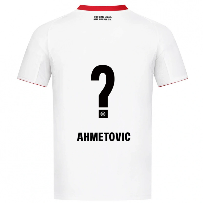 Danxen Kinderen Marco Ahmetovic #0 Wit Rood Uitshirt Uittenue 2025/26 T-Shirt