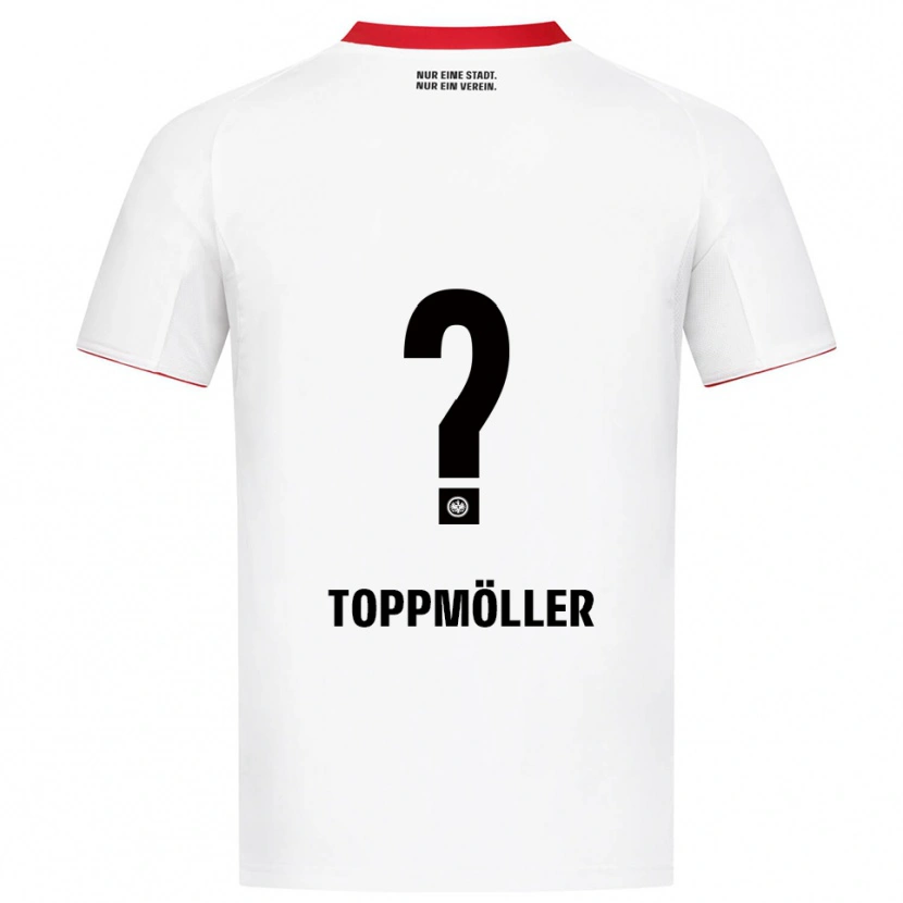 Danxen Kinderen Lionel Toppmöller #0 Wit Rood Uitshirt Uittenue 2025/26 T-Shirt