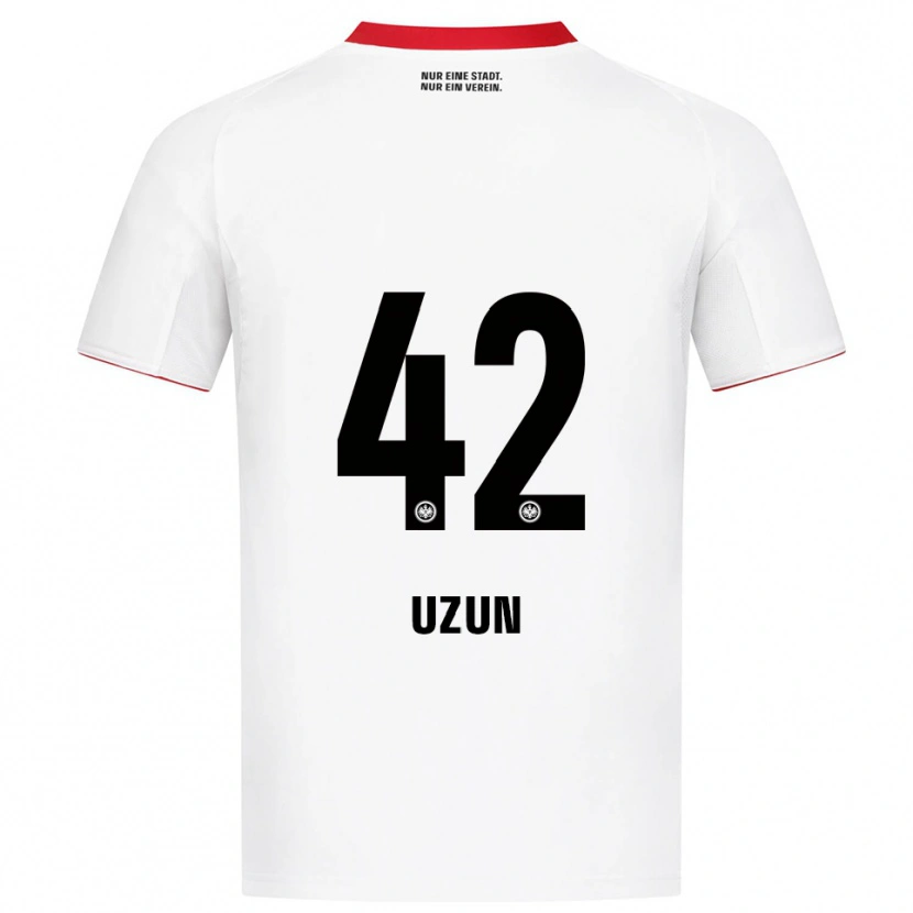 Danxen Kinderen Can Uzun #42 Wit Rood Uitshirt Uittenue 2025/26 T-Shirt