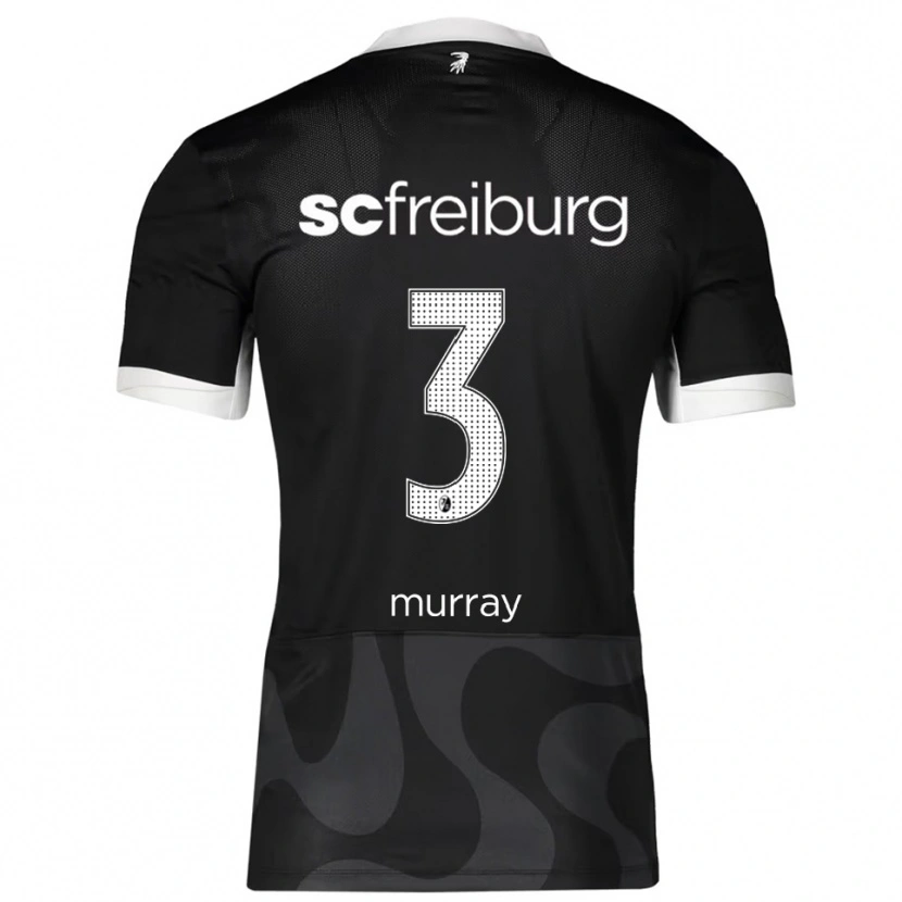 Danxen Kinderen Drew Murray #3 Zwart Wit Uitshirt Uittenue 2025/26 T-Shirt