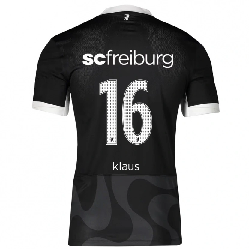 Danxen Kinderen Elias Klaus #16 Zwart Wit Uitshirt Uittenue 2025/26 T-Shirt