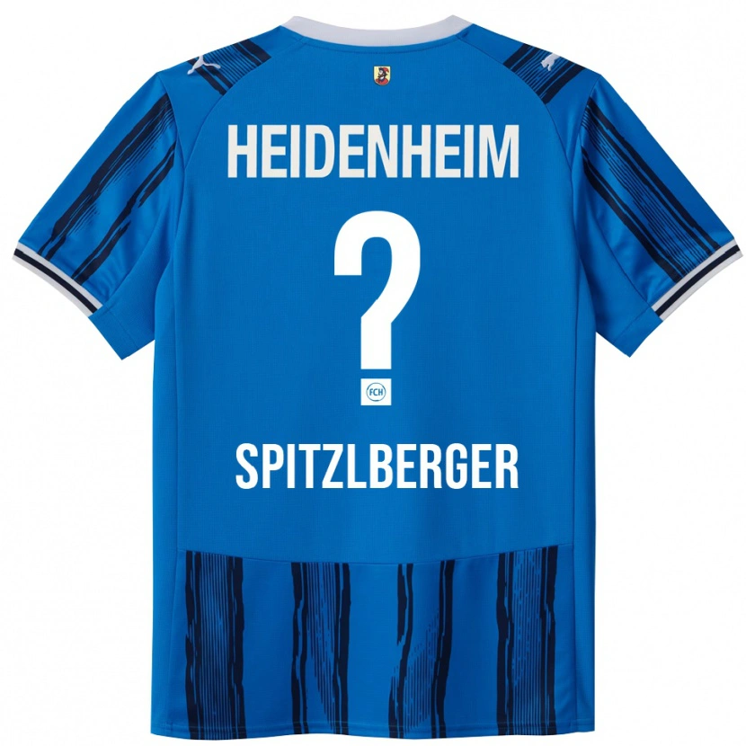 Danxen Kinderen Tyler Spitzlberger #0 Blauw Marineblauw Uitshirt Uittenue 2025/26 T-Shirt