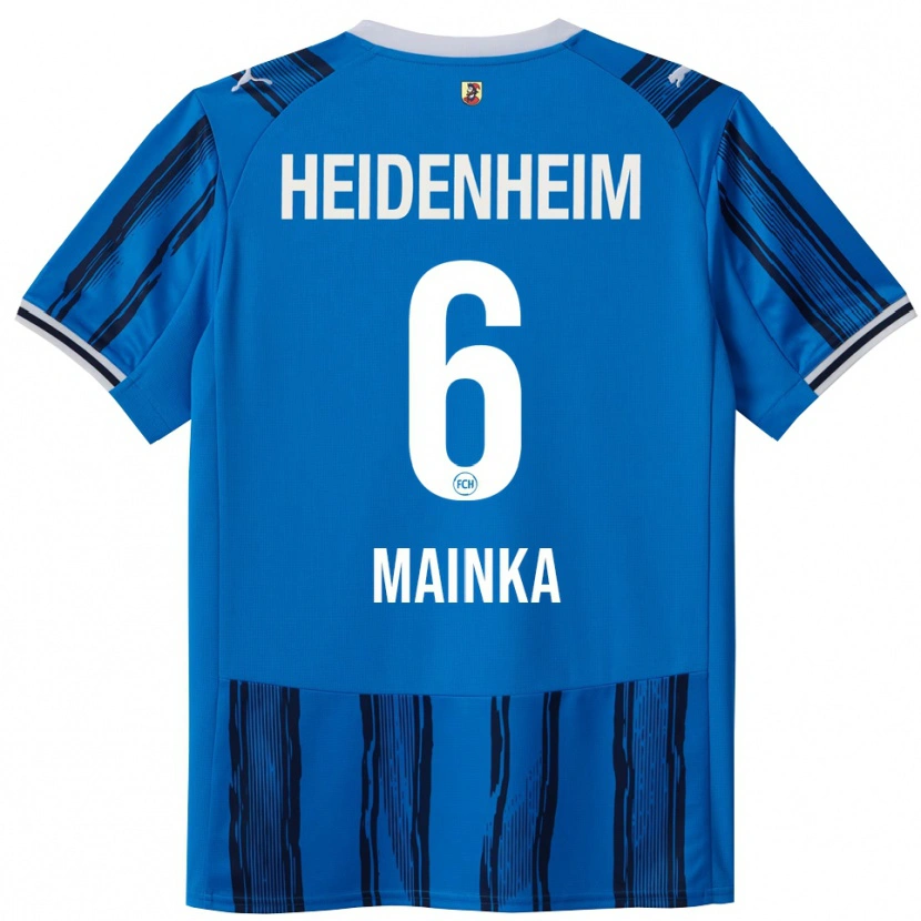 Danxen Kinderen Patrick Mainka #6 Blauw Marineblauw Uitshirt Uittenue 2025/26 T-Shirt