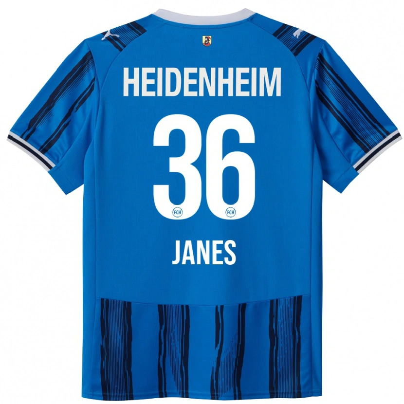 Danxen Kinderen Luka Janes #36 Blauw Marineblauw Uitshirt Uittenue 2025/26 T-Shirt