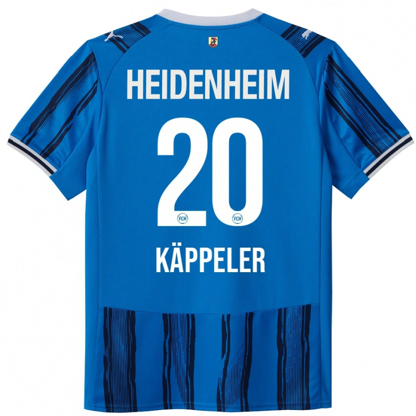Danxen Kinderen Lina Käppeler #20 Blauw Marineblauw Uitshirt Uittenue 2025/26 T-Shirt