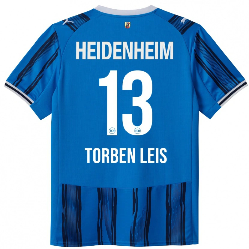 Danxen Kinderen Torben Leis #13 Blauw Marineblauw Uitshirt Uittenue 2025/26 T-Shirt