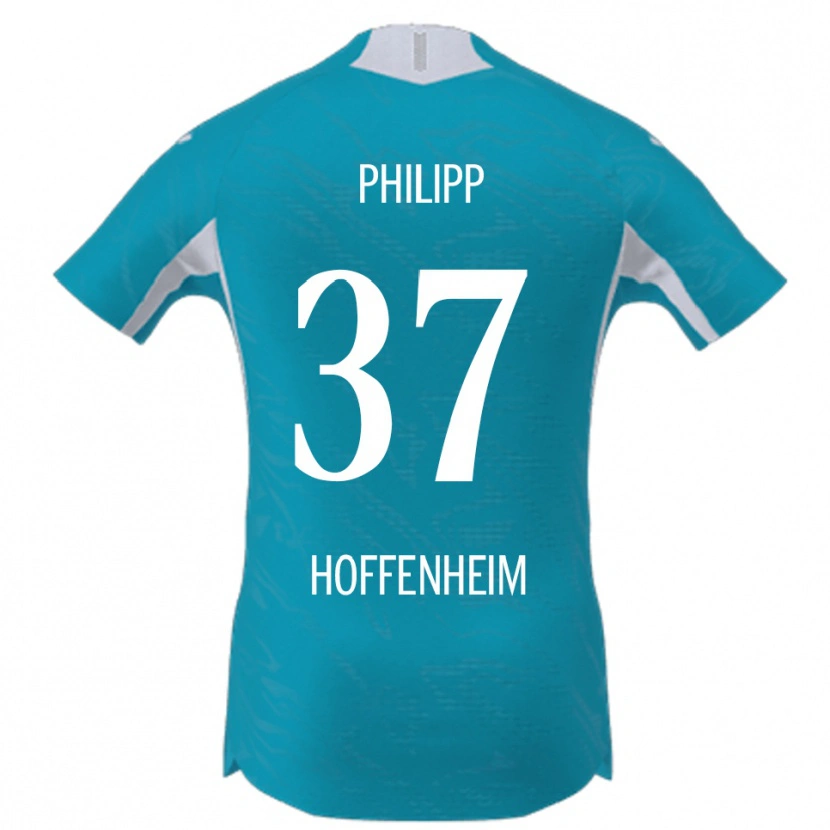 Danxen Kinderen Luca Philipp #37 Hemelsblauw Uitshirt Uittenue 2025/26 T-Shirt