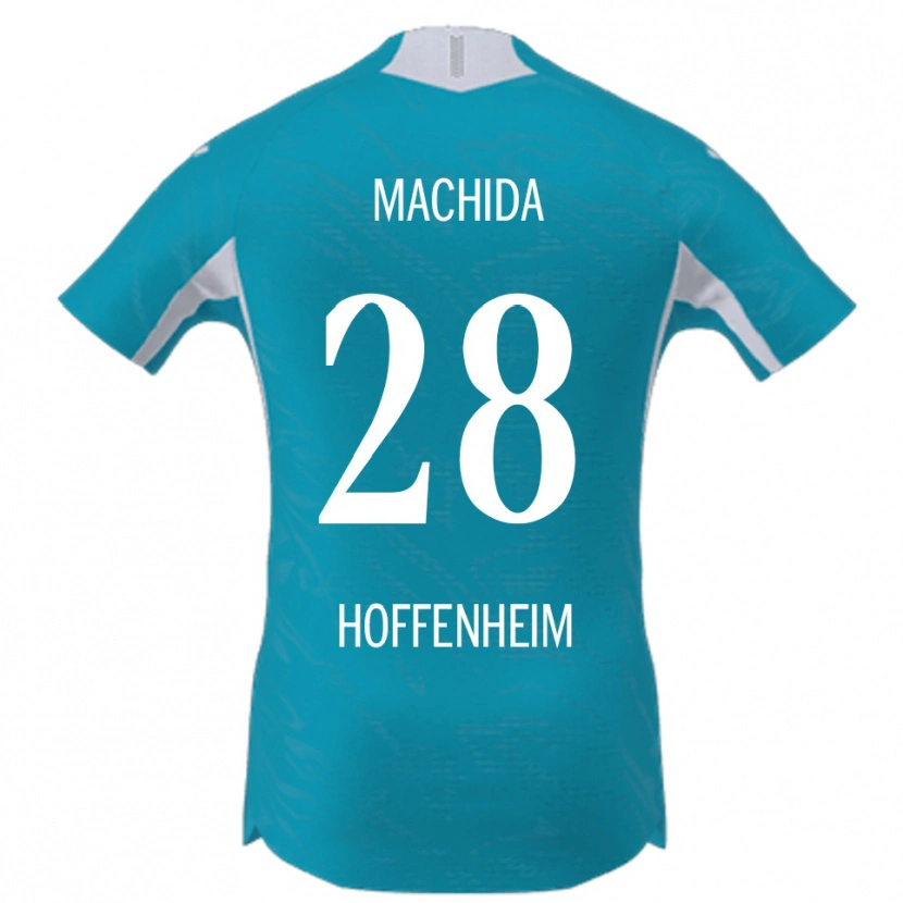 Danxen Kinderen Koki Machida #28 Hemelsblauw Uitshirt Uittenue 2025/26 T-Shirt