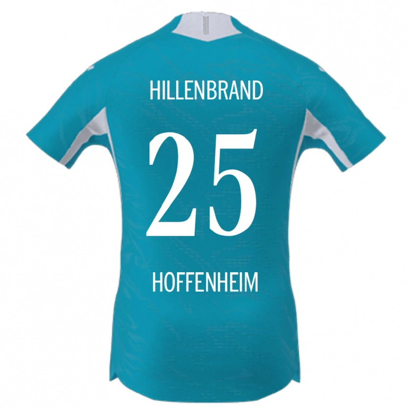 Danxen Kinderen Jack Hillenbrand #25 Hemelsblauw Uitshirt Uittenue 2025/26 T-Shirt
