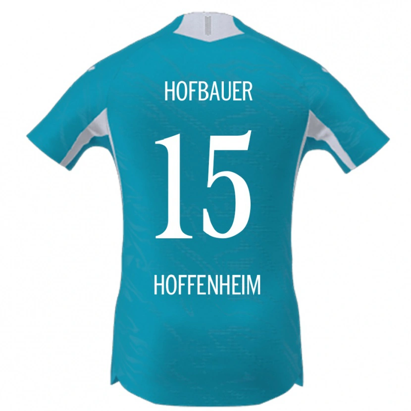 Danxen Kinderen Anton Hofbauer #15 Hemelsblauw Uitshirt Uittenue 2025/26 T-Shirt