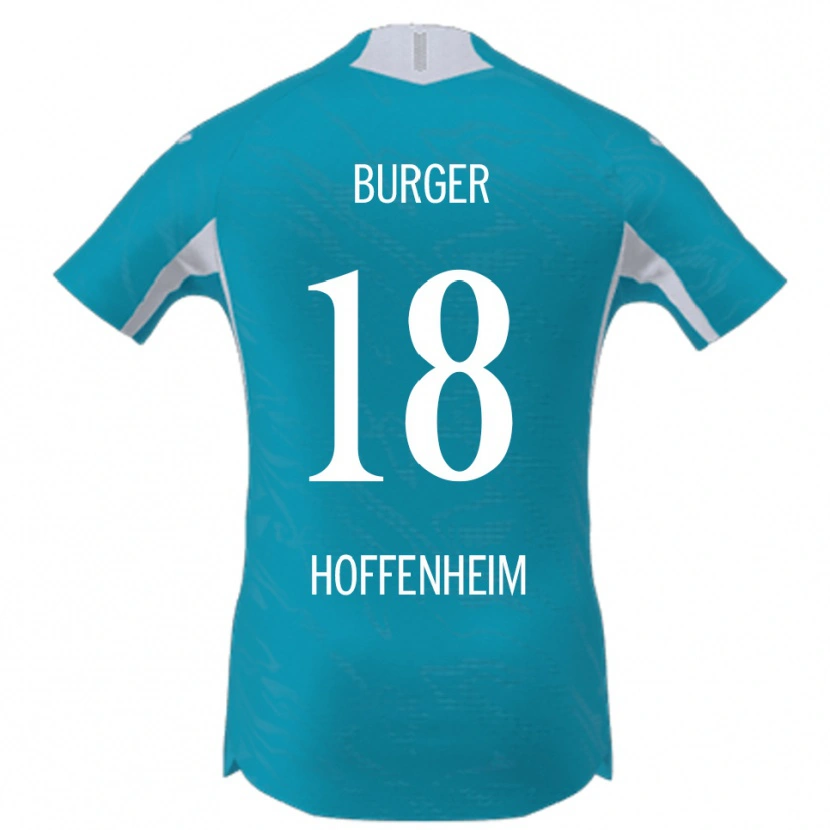Danxen Kinderen Wouter Burger #18 Hemelsblauw Uitshirt Uittenue 2025/26 T-Shirt