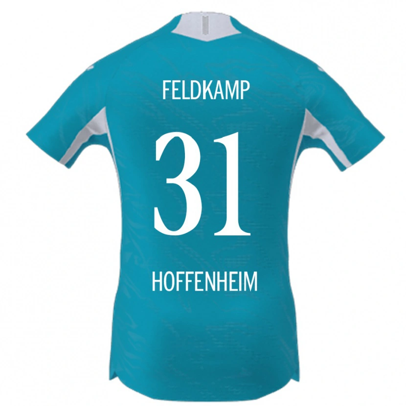 Danxen Kinderen Jana Feldkamp #31 Hemelsblauw Uitshirt Uittenue 2025/26 T-Shirt