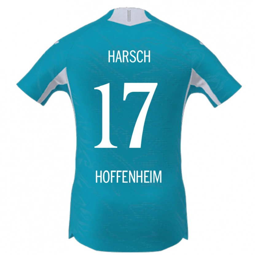 Danxen Kinderen Franziska Harsch #17 Hemelsblauw Uitshirt Uittenue 2025/26 T-Shirt