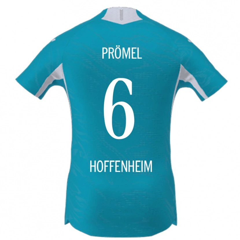 Danxen Kinderen Grischa Prömel #6 Hemelsblauw Uitshirt Uittenue 2025/26 T-Shirt