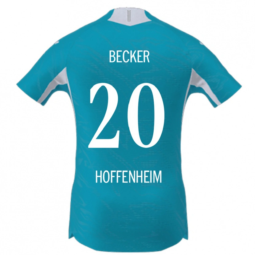 Danxen Kinderen Finn Becker #20 Hemelsblauw Uitshirt Uittenue 2025/26 T-Shirt