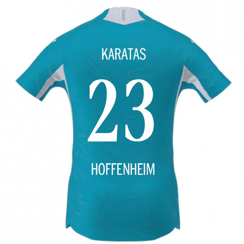 Danxen Kinderen Can Karatas #23 Hemelsblauw Uitshirt Uittenue 2025/26 T-Shirt