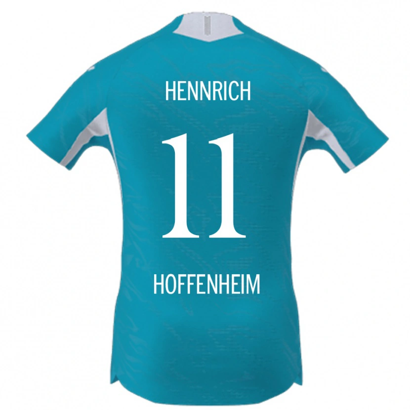 Danxen Kinderen Paul Hennrich #11 Hemelsblauw Uitshirt Uittenue 2025/26 T-Shirt