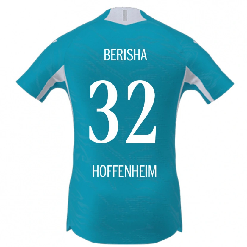 Danxen Kinderen Mergim Berisha #32 Hemelsblauw Uitshirt Uittenue 2025/26 T-Shirt
