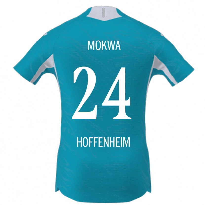 Danxen Kinderen David Mokwa #24 Hemelsblauw Uitshirt Uittenue 2025/26 T-Shirt