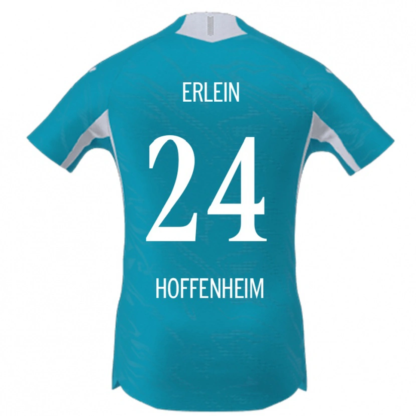 Danxen Kinderen Luca Erlein #24 Hemelsblauw Uitshirt Uittenue 2025/26 T-Shirt