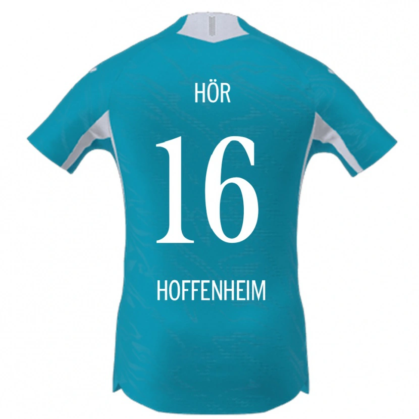 Danxen Kinderen Yannis Hör #16 Hemelsblauw Uitshirt Uittenue 2025/26 T-Shirt