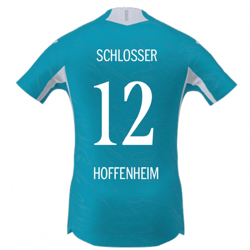 Danxen Kinderen Nils Schlosser #12 Hemelsblauw Uitshirt Uittenue 2025/26 T-Shirt