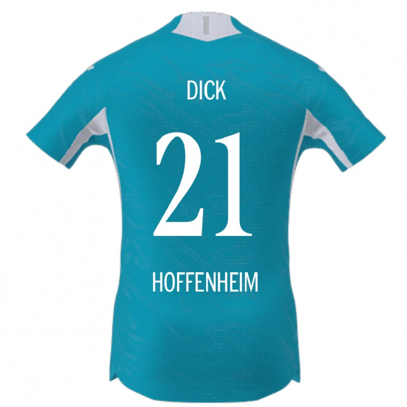 Danxen Kinderen Laura Dick #21 Hemelsblauw Uitshirt Uittenue 2025/26 T-Shirt