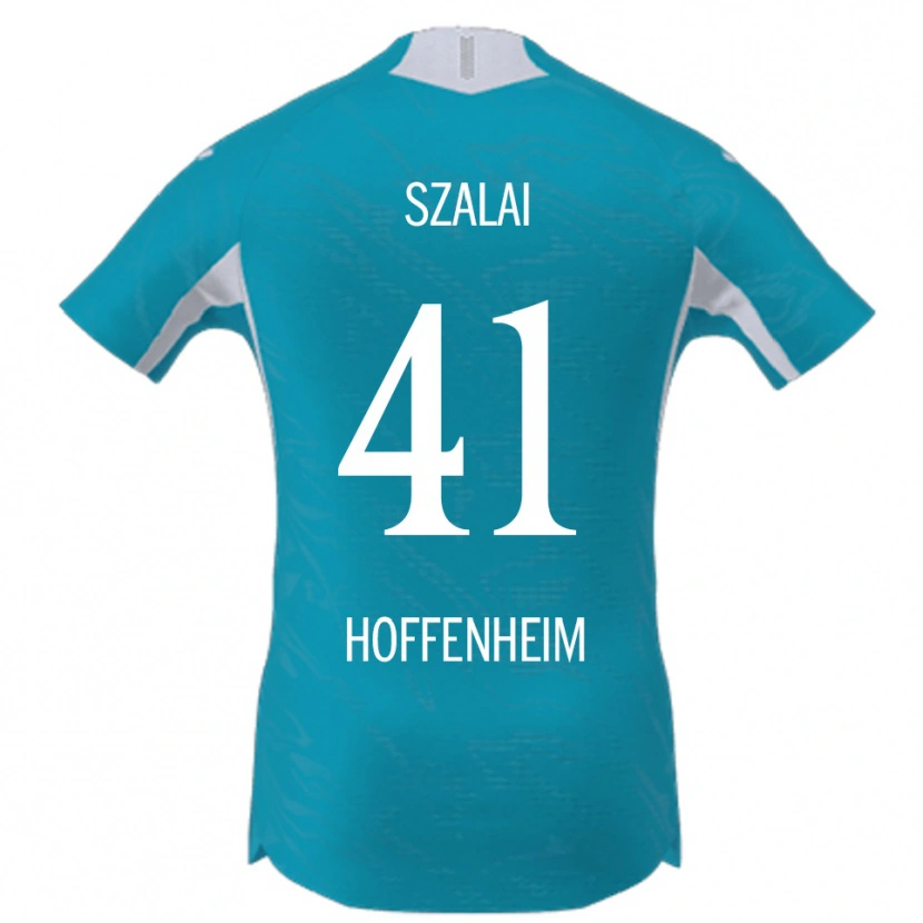 Danxen Kinderen Attila Szalai #41 Hemelsblauw Uitshirt Uittenue 2025/26 T-Shirt